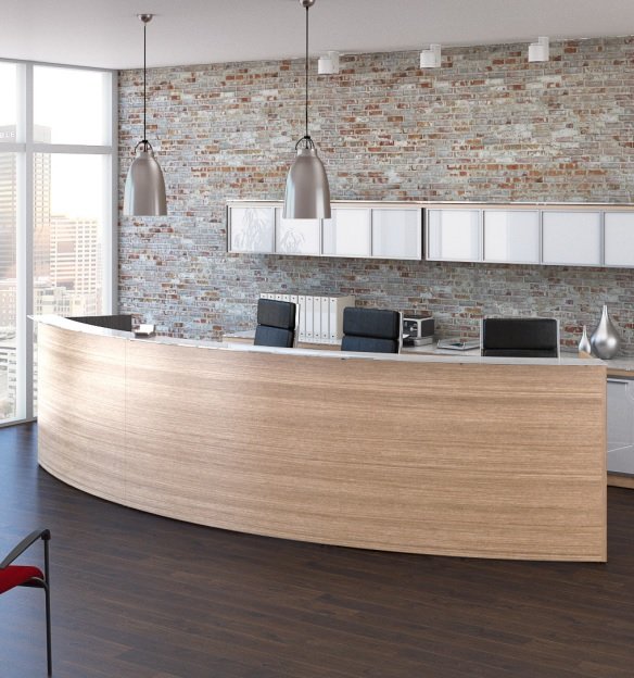 Curved Reception Desk Easy Spaces