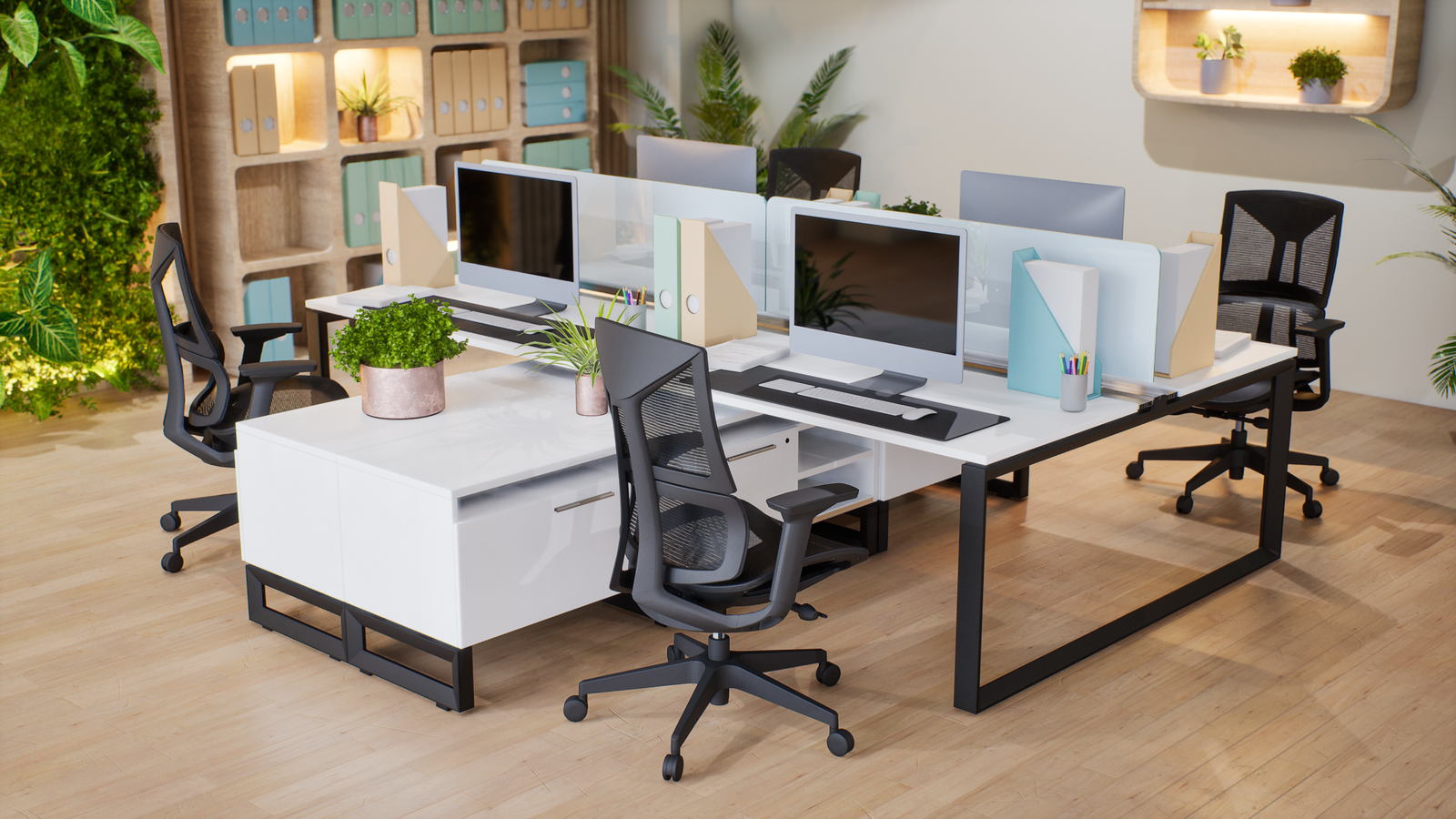 Open plan office workstations Phoenix