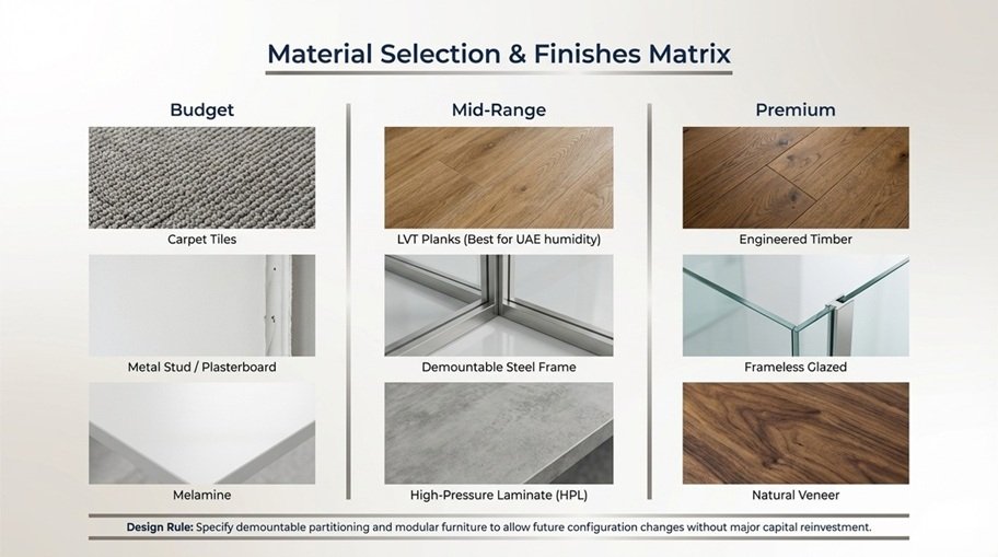 Material selection and finishes Phoenix AZ