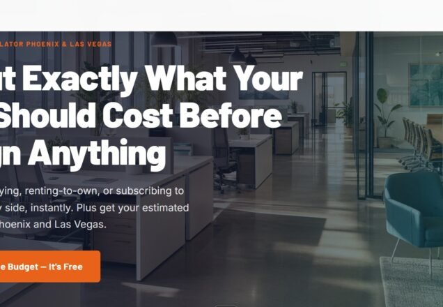 office budget calculator for office space and office furniture budgets